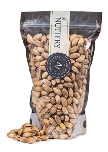 The Nuttery Roasted and Lightly Salted Antep Turkish Pistachios - 16 ounce pouch bag (1lb)