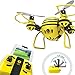 HASAKEE FPV RC Drone with HD WiFi Camera Live Video RC Quadcopter with Altitude Hold, App Control, Headless Mode & One Key Return, Mini Quadcopter Drone for Kids & Beginners, Yellow