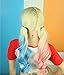 UniWigs® HARLEY | Harley Quinn Suicide Squad Wig for Girls Blue and Pink Bunches Long Wavy Synthetic Wig Clown Girl Cosplay Wig Halloween Party Show Daily Use Wig for Women