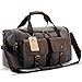BLUBOON Canvas Duffel Bag Weekender Overnight Bag for Men and Women Oversized Travel Carry on Tote Bag with Shoe Compartment (Grey)