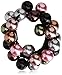 Caravan Mixed Metlaized Beads Highlights This Wonderful Eye Stopper Elastic Ponytail