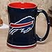 NFL Sculpted Coffee Mug, 14 Ounces, Buffalo Bills