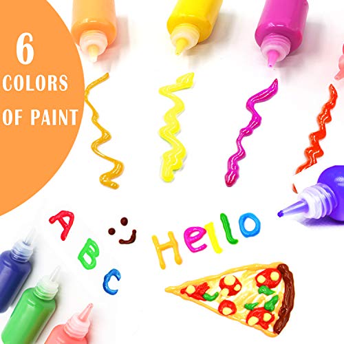 HighFun Window Paints Art Create Your Own Suncatcher Craft Kit DIY Jewelry Making Kit Arts and Craft for Girls Age 6-12 Children’s DIY Windows Clings Includes 12 Pre-Printed Suncatchers