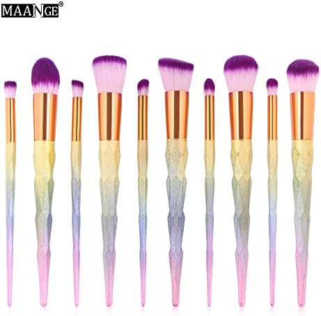 ITITI Docolor Makeup Brushes,10Pcs Fantasy, Make Up Set Foundation Eyebrow Concealer Cosmetic Eyeshadow Brushes Kits
