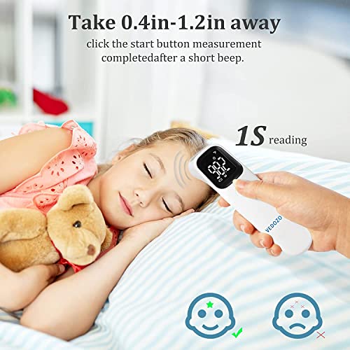 Digital Forehead Thermometer for Adults, Kids and Babies, Non Contact