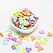 100g Mixed Color Clay Chocolate Sprinkles Heart Shaped DIY Parts Fake Cake Decorating Polymer Clay Sweets Deco Fimo Decoration (G)
