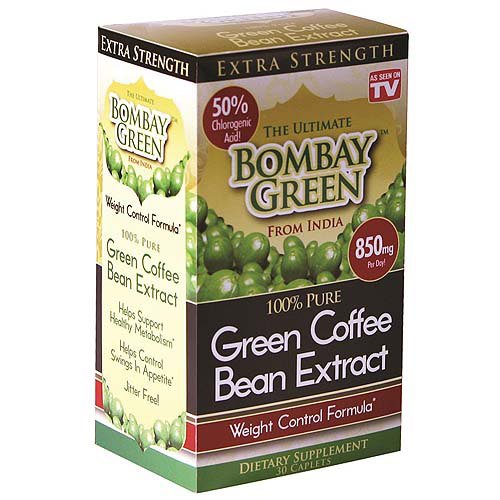 The Ultimate Extra Strength Bombay Green 100 Pure Green Coffee Bean