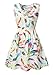 Womens Floral Pattern Mini Dress