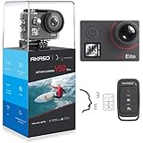 AKASO V50 Elite 4K/60fps 20MP WiFi Action Camera Voice Control EIS 40m Waterproof Camera Adjustable View Angle 8X Zoom Remote Control Sports Camera with Helmet Accessories Kit