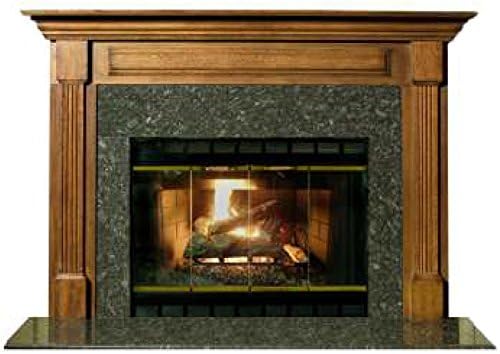 Kaco International Stately Brown Cherry Finished 42" Birmingham Fireplace Mantel Kaco Model # M500-4200-BC, Large
