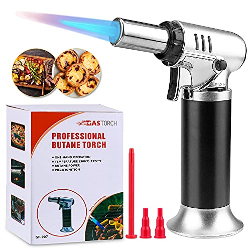 Butane Torch, Aottom Kitchen Mini Blow Torch, Culinary Small Torch