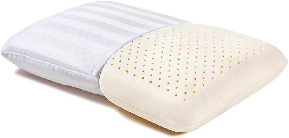 GOODREAM Talalay Natural Latex Pillow, Soft and Heavy Pillow, Dust Mite Resistant and Hypoallergenic, Queen