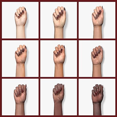 VENALISA 15ml Dark Red Gel Nail Polish, Deep Cherry Red Gel Polish Color Soak Off UV LED Nail Gel Polish Nail Art Starter Manicure Salon DIY at Home, 0.53 OZ - Image 4