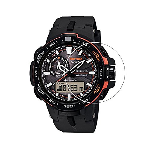 For Casio Pro Trek Prw-6000 Tempered Glass Screen Protector ï¼Œ9H Hardness Full Coverage Tempered Glass Screen Protector for For Casio Pro Trek Prw-6000 with Anti-fingerprint Bubble-Free Crystal Clear