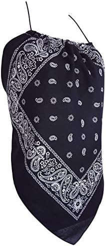 Downright Bandanas Bandana Halter Top Shirt - Womens Clothing