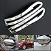 1 Pair Chrome Car Side Mirror Rear View Cover Trim For 2014 2015 2016 Nissan Rogue X-trail