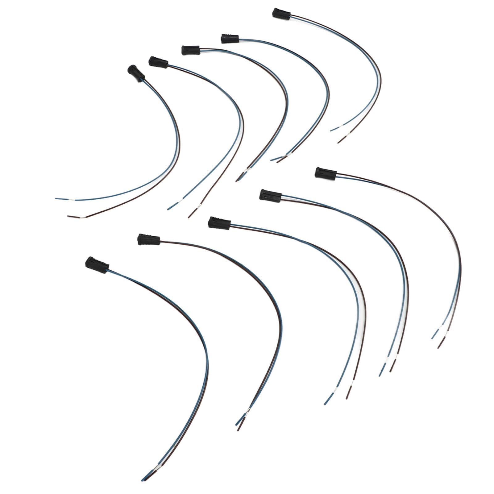 HERCHR 10Pcs G4 LED Bulb Socket, Silicone & Ceramic Body, Bi-Pin Base, 30W/30V, MR16/MR11 LED & Halogen Compatible