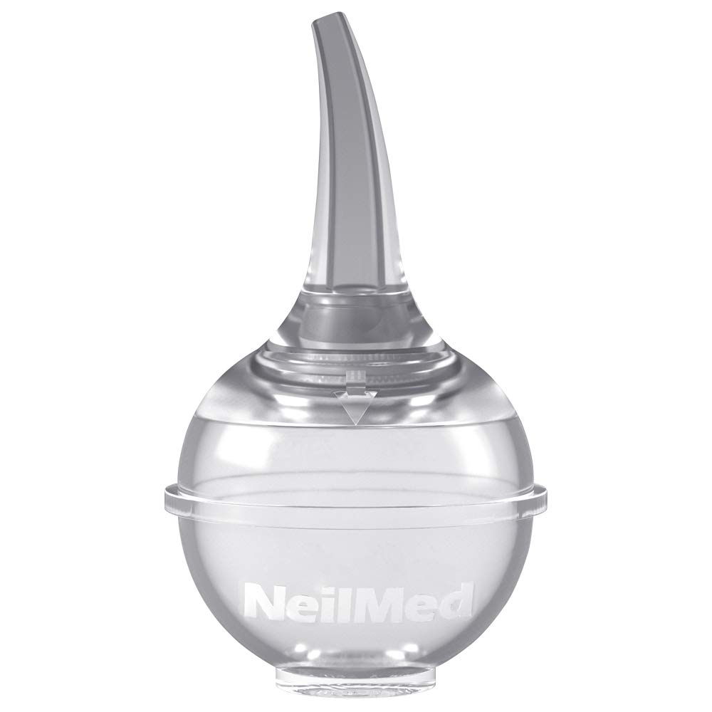 NeilMed NeoBulb Sterile Oral-Nasal Bulb Aspirator, Doctor Developed, Food Grade Silicone, Ready to Use in Labor & Delivery, Nurseries and at Home