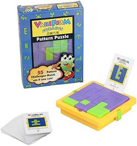 Educational pattern puzzle - Best for creative learning resource; Math game - set of board 'n blocks for a fun way to enhance intellect of children's brain