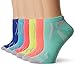 PUMA Women's 6 Pack Low Cut Socks, mid Combo, 9-11