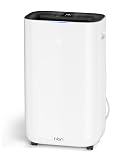 4500 Sq.Ft Dehumidifier for Basement and Large Rooms Max 80 Pint/Day Dehumidifiers with Drain Hose Smart Humidity Control 1.71Gallon Water Tank 24h Timer for Home, Bedroom, RV, Bathroom,