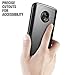Poetic Moto G6 Case, Karbon Shield [Shock Absorbing] Slim Fit TPU Case with [Carbon Fiber Texture] for Motorola Moto G6 Black