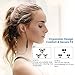 Bluetooth Headset, Wireless Magnetic Bluetooth 4.1 In-ear Stereo Headphones Noise Isolation Earbuds with Mic and Comfortable Silicone Ear-hooks for IOS and Android Cellphones