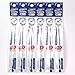 Pilot Hi-Tec-C Coleto Gel Ink Pen Refill 0.3mm, Blue Black, × 6 Packs/total 6 pcs (Japan Import) [Komainu-Dou Original Package]