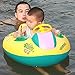WINOMO Baby Swimming Float Boat with Sunshade Seat with Horn - Yellow