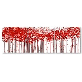 Wall26-3 Panel Canvas Wall Art- Colorful Abstract Art -Giclee Painting Wall Bedroom Living Room Home Decoration - 12"x12"x3 Panels