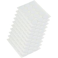 Emuca Selbstklebende Abdeckungen 13mm | 200 Stück Weiß | Für Schraubenköpfe & Möbel