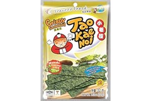 Tao Kae Noi Crispy Seaweed Snacks, Snack Pack in Wasabi Flavor, Seaweed Sheets for Kids and Adults, 9x3g, 12 Counts
