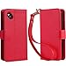 Advance 4.0 L Case, Arae Blu Advance 4.0L A010L/A010U [Wrist Strap]Flip Folio [Kickstand Feature] PU leather wallet case with ID&Credit Card Pockets (Not For Advance 4.0 a270a) Hotpink