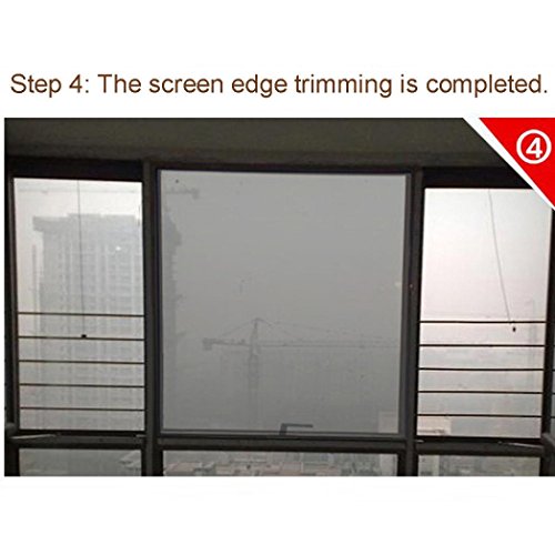 image for Fheaven (TM) Insect Fly Non-toxic Indoor Door Window Netting Screen Cu