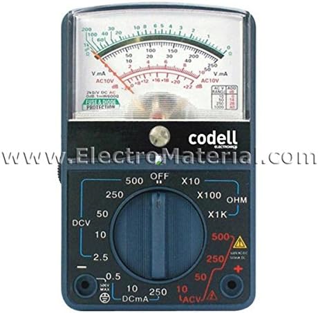 Codell Analog AC/DC Multimeter with Cables