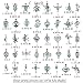SHUHONEY 30PCS Pearl Cage Pendants for Jewelry Making Aromatherapy Essential Oil Diffuser Lockets DIY Necklace & Bracelet Charms Bulk Bead Cages for 7-8mm Pearls Gifts for Women (Rhodium Plated)