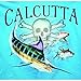 Calcutta Performance Short Sleeve Tee, Carb Blue Fade with Marlin Logo