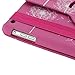 Nozza 360 Degree Rotating iPad 2 Case (Dandelion Pink): Folio Convertible Cover Multi-angle Vertical and Horizontal Stand with Smart On/Off for the Apple iPad 2/the New iPad(iPad 3)/iPad 4 NOT for iPad Air
