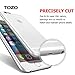 TOZO I1212 0.35mm Ultra-Thin Lightweight Hard Protect Back Cover Bumper Semi-transparent for for iPhone 6S/6 4.7 inch - Matte White