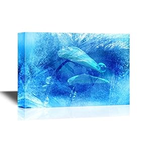 Canvas Wall Art - Taro Leaves in The Morning Dew - Gallery Wrap Modern Home Art | Ready to Hang - 12x18 inches