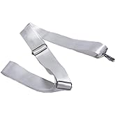 Gloperti Tennis Net Center Strap - Regulation Nylon Net Adjuster with Metal Hook for Public Court