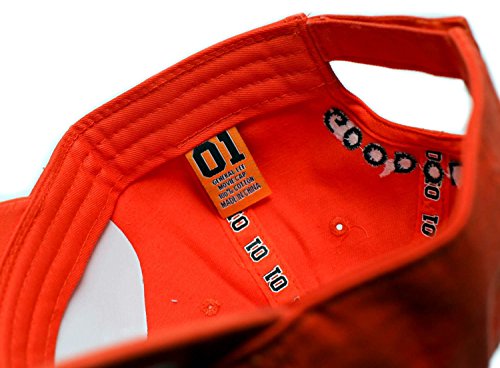 General Lee 01 Good Ol' Boy Unisex-Adult Applique Embroidered Hat -One-Size Orange