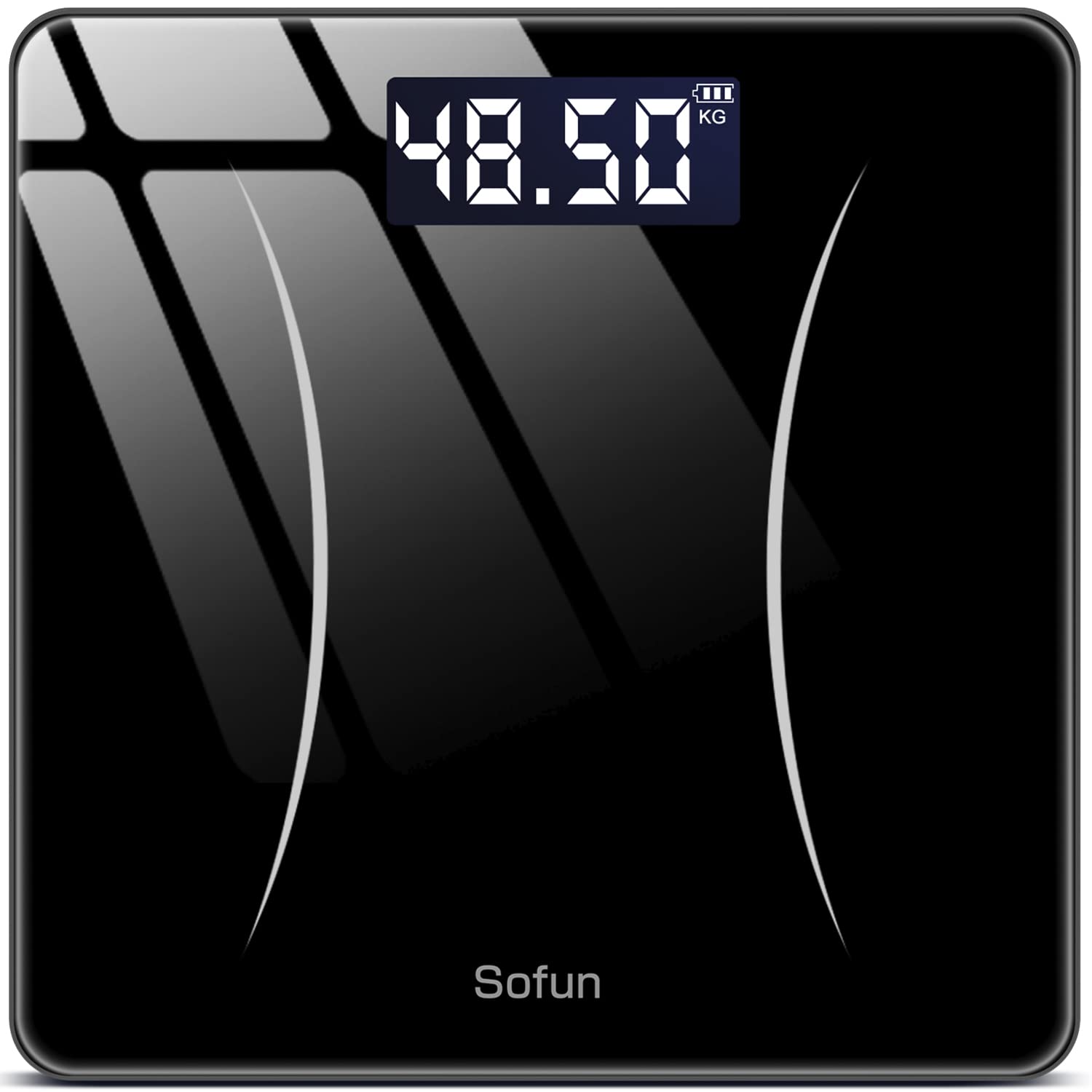 体重計 シンプル 50g高精度 超薄2.2cm デジタル体重計 ヘルスメーター 乗るだけ たいじゅうけい weight scale ボディスケール