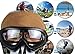 CS Windproof UV400 Snowmobile Bicycle Bike Motorcycle Ski Goggle Protective Glasses (Yellow)