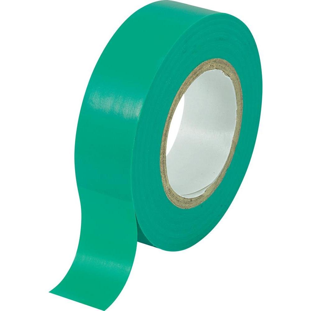 RGB Networks Ltd Electrical Insulation Tape Roll 20m x 19mmx 0.15mm (1,GREEN)