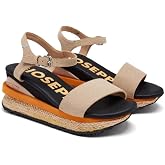 GIOSEPPO benay women's beige wedge sport sandals