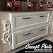 Ekena Millwork ROS02X02SPRW Springtime Square Rosette, 2 3/4