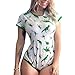 Littleforbig Adult Baby Onesie Diaper Lover (ABDL) Snap Crotch Romper Onesie Pajamas - Dinosaurs Pattern (S)