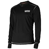 Men's Vapour Merino Longsleeve Steel/Hi Vis / XL