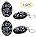 Emergency Personal Alarm Keychain - WER 120db SOS Safety Emergency Alarm for Women, Kids, Girls, Superior, Explorer Self Defense Electronic Device Bag Decoration(4 PCS)